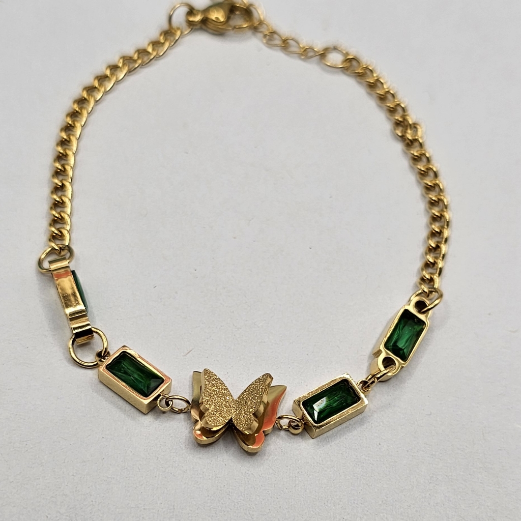 Butterfly Bracelet Fashion Style Stainless Steel 15$